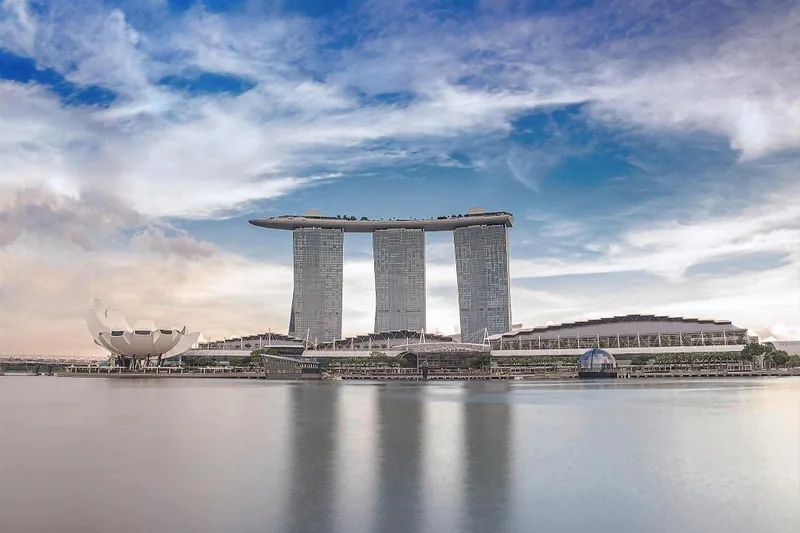 Exterior of Marina Bay Sands