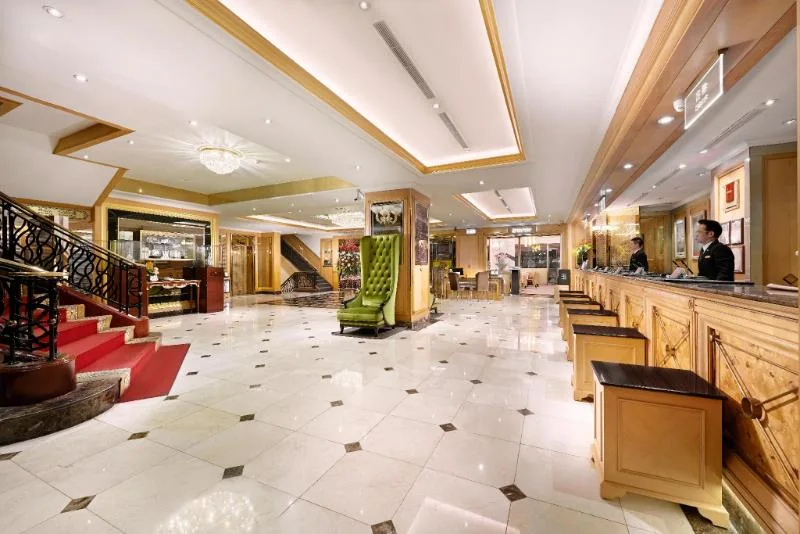 Sảnh và khu vực ghế ngồi tại Cosmos Hotel Taipei