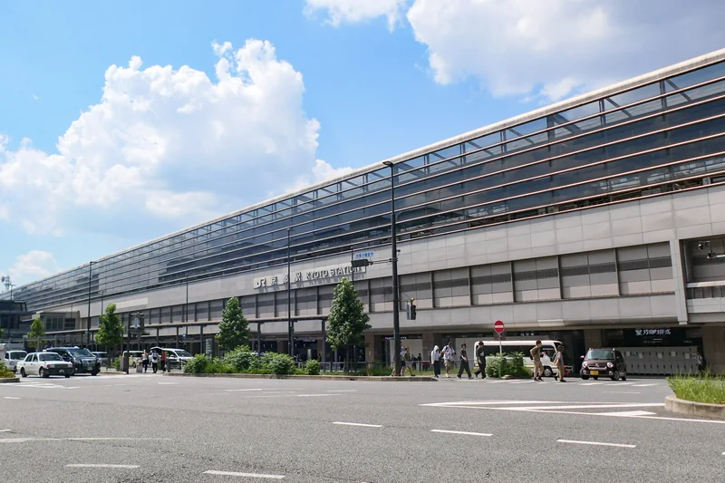 The building on the Hachijo exit side of Kyoto Station
